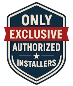 Only Exclusive Authorized Installers